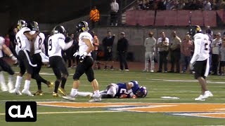 High School Football Hits Compilation *KNOCKOUTS, HELMETS FLY!