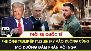 Thời sự Quốc tế chiều 14/1 | Phe ông Trump ép TT.Zelensky vào đường cùng, mở đường đàm phán với Nga