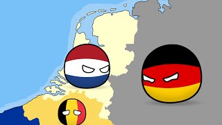 History of the Netherlands 1900-2022 (Countryballs)