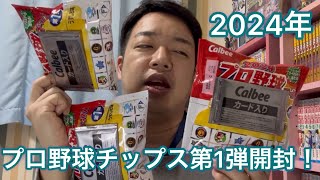 【カルビー】2024年プロ野球チップス開封！【第1弾】