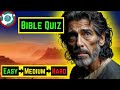 Challenge Yourself: From Easy to Hard Bible Quiz