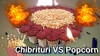 Experiment Chibrituri VS Popcorn ( VS Masă) 😂