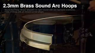 TAMA 2.3mm Brass Sound Arc Hoop.