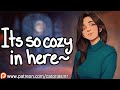 Cuddling your Tomboy Girlfriend by the Fire [Cozy Cabin] [ASMR] [Sleepaid]