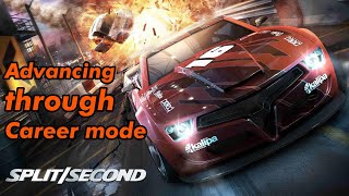 Advancing through Career Mode - Split Second gameplay