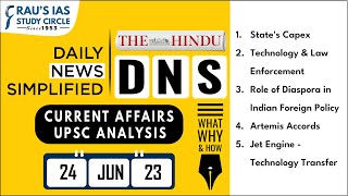 The Hindu Analysis | 24 June, 2023 | Daily Current Affairs | UPSC CSE 2023 | DNS