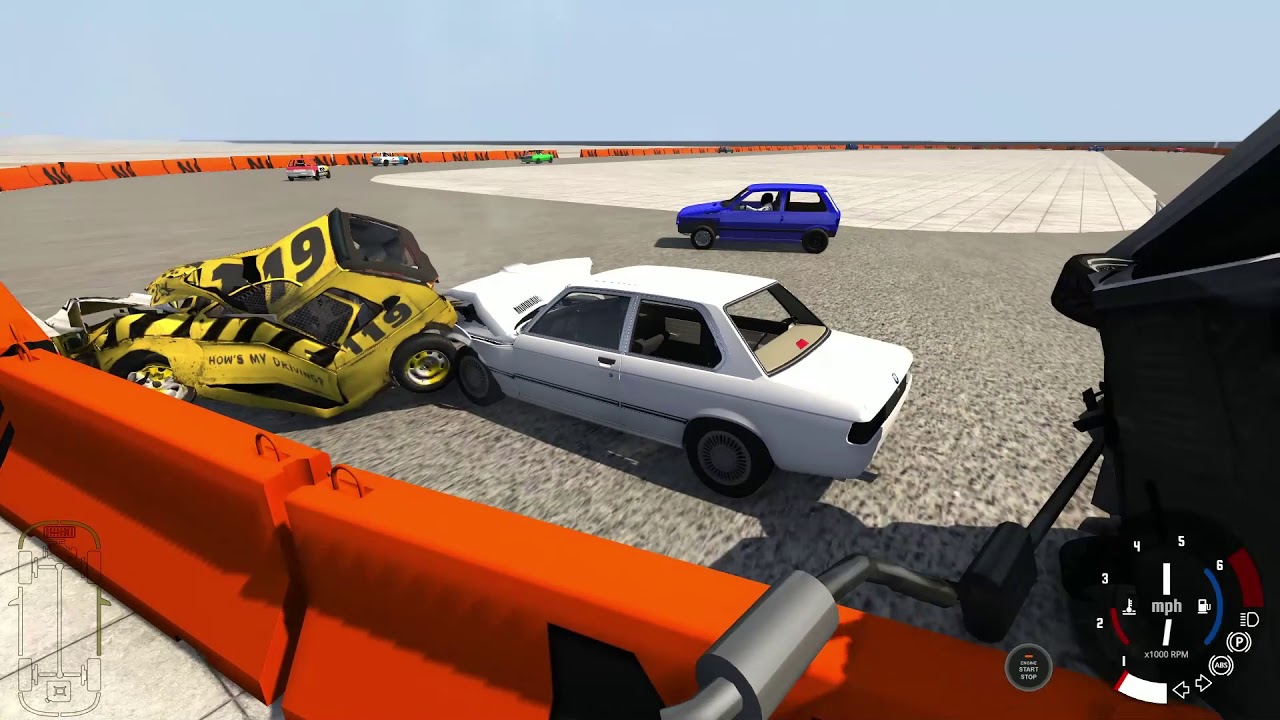 Beamng Banger Racing Crashes 1 - YouTube