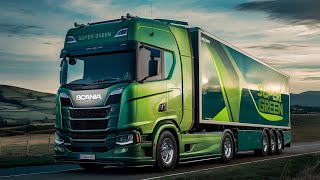 Scania’s Hybrid Super Green Truck – Breaking New Grounds in Transport!