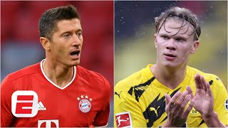 Will Robert Lewandowski or Erling Haaland score more goals in the Bundesliga this season? | ESPN FC