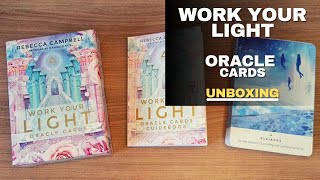 WORK YOUR LIGHT ORACLE CARDS - Oráculo Desperte sua Luz - Unboxing