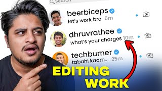 I'm Asking Top Indian YouTubers for Video Editing Work | Part 2