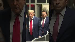 Former President Trump arrives at court for jury selection in hush money trial