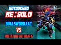 Untouched Re:Solo Dual Sword AAC Vs Imitator Ultimate - Toram Online