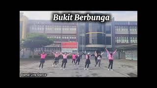 Bukit Berbunga - Line Dance // Choreographer : Helina Abhen ( INA )