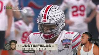 Justin Fields "Chicago Bears QB" Ohio State Highlights REACTION