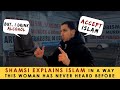 SHAHAADAH! Colombian Sister Accepts Islam at the Dawah Table | Shamsi