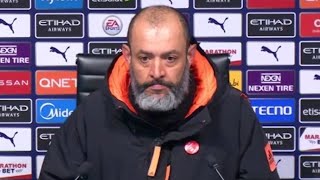 Man City 4-1 Wolves - Nuno Espirito Santo - Post-Match Press Conference