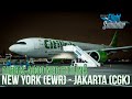 Flight New York to Jakarta Citilink A330-900 Neo Part1 - Microsoft Flight Simulator 2020 Indonesia