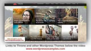 Throne Wordpress Theme - Wordpress Theme Throne Preview