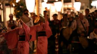 おわら風の盆2014天満町の花踊り(9/3本祭り午後10時半)Owara Kazenobon