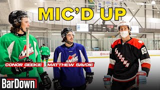 JESSE GETS MIC'D UP FOR A WINNIPEG ICE WHL PRACTICE