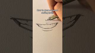 How to draw someone smiling (Evil) ||  Jmarron