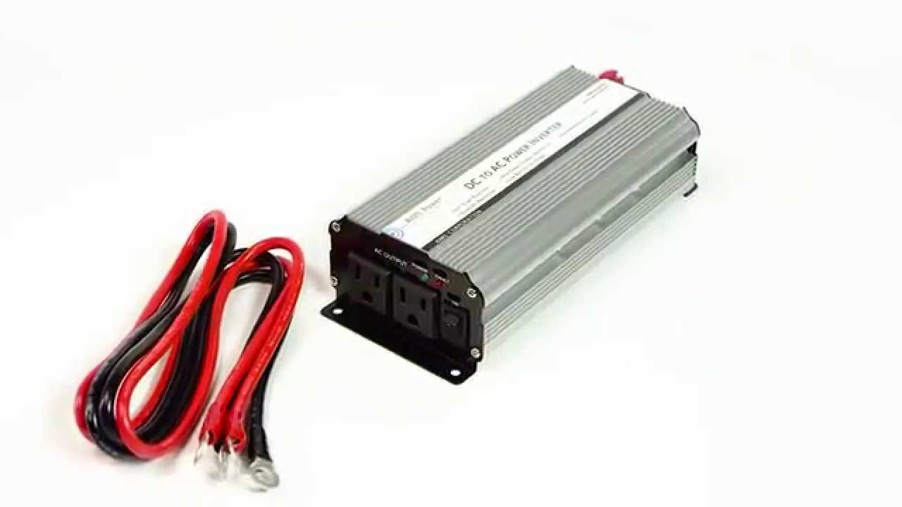 800 Watt Power Inverter - PWRINV800W - YouTube