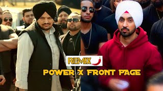 Power X Front Page | Sidhu Moose wala ft Diljit Dosanjh (Full Video) | Ryder41