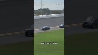 Trump motorcade takes lap around Daytona 500 track