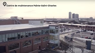 Le Centre de maintenance Pointe-Saint-Charles est certifié LEED!