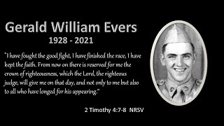 Funeral Service for Gerald Evers - November 20th, 2021.