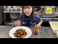 【激辛】鶏肉とピーナッツの炒め　stir fried chicken and peanuts super hot version. 宮宝鶏丁　激辛料理に強いまかないガールズを泣かせることができるか？！