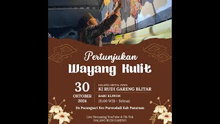 #LIVE WAYANG KULIT KI RUDI GARENG |LAKON WAHYU KEMBAR | PUCANGSARI PURWODADI PASURUAN 30/10/24