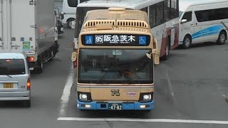 2021.01.12 いすゞ エルガ 2DG-LV290N3 阪急バス 7126 (茨木営業所所属) 大阪200か47-82 「95 阪急茨木」「95 彩都西駅」 阪急茨木バス停