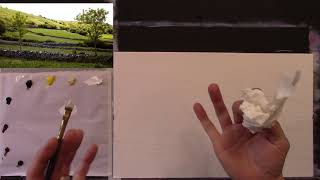 Easy landscape painting