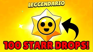 APRIAMO I 100 STARR DROPS LEGGENDARI  SU BRAWL STARS!! #100starrdrops