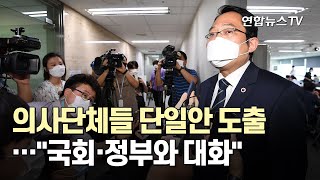 의사단체들 단일안 도출…\