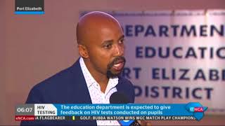 Why did school children undergo HIV tests without parental consent?