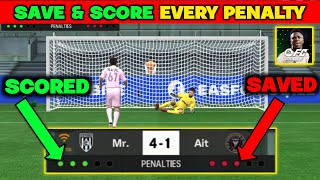How To Save & Score Every Penalties in FC Mobile | Mr. Believer