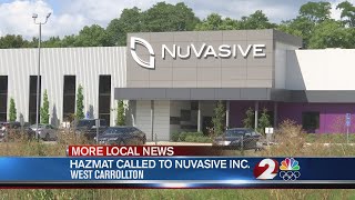 Hazmat called to Nuvasive Inc. in West Carrollton