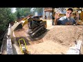 Turning a STEEP Hill into a Flat yard #1