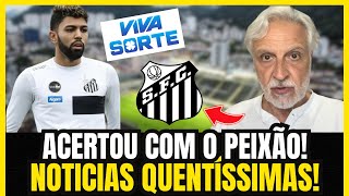 😱BOMBA! GABIGOL FECHOU COM O SANTOS PRA 2025⚠️NOTÍCIAS DE HOJE DO SANTOS ATUALIZADAS!