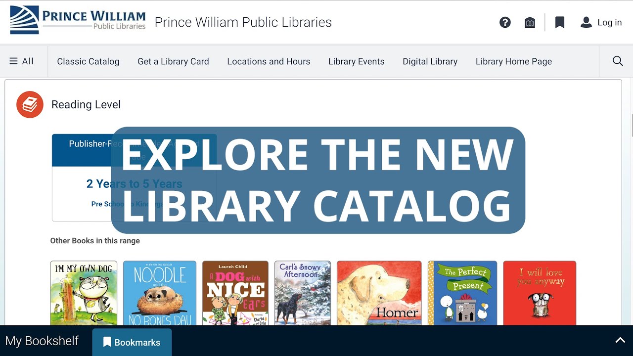 Explore The New Library Catalog At Pwpl Youtube