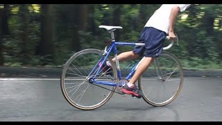 固定ギア　スキッド2 (fixed gear skid)