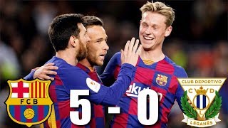 Barcelona vs Leganes [5-0], Copa del Rey 2020, Round of 16 - MATCH REVIEW