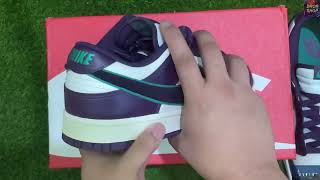 UNBOXING Nike Dunk Chenille Swoosh Grand Purple