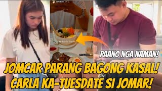 JOMCAR USAP USAPAN ANG NAGING TUESDATE BAGO ANG VALENTINES DAY! JOMAR AT CARLA PARANG BAGONG KASAL!