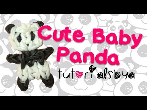 NEW Cute Baby Panda Rainbow Loom Charm/Figurine Tutorial NEW Cute Baby Panda Rainbow Loom Charm/Figurine Tutorial