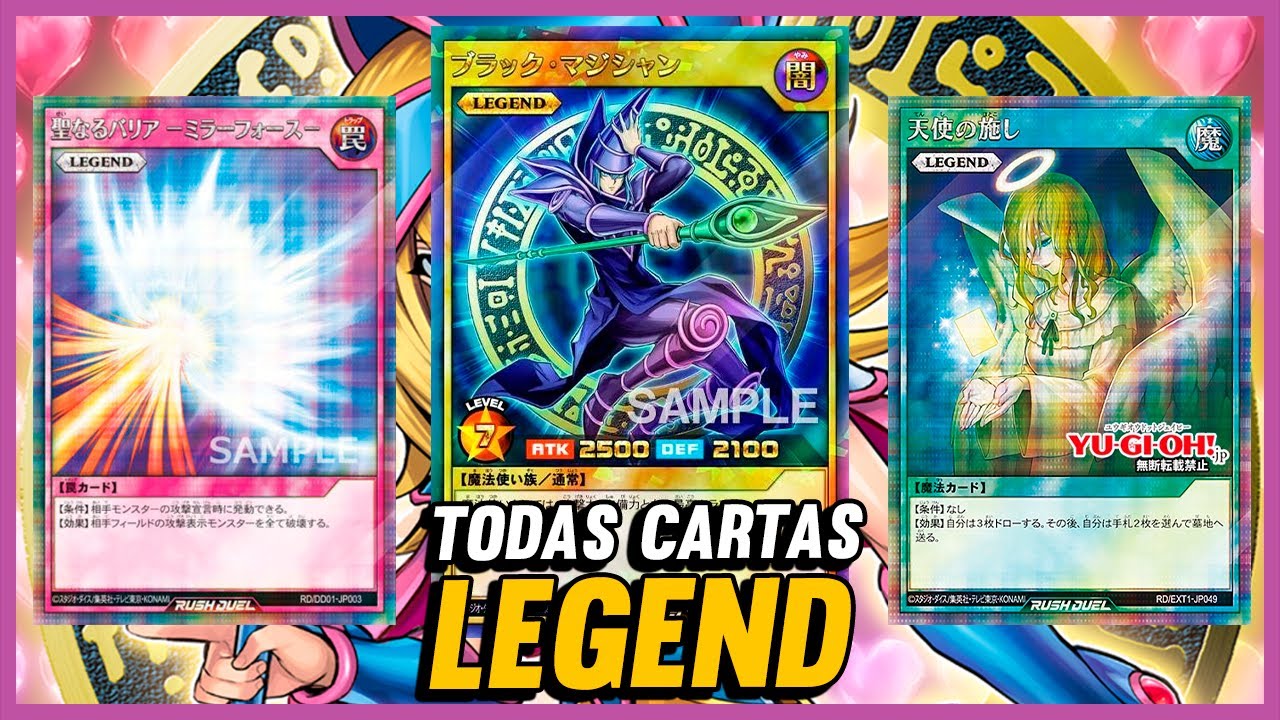 TODAS AS CARTAS 'LEGENDS' | Yu-Gi-Oh! Rush Duel - YouTube