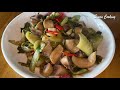 ឆា ពោះតាន់ស្ពៃជូរ​ fried intestine with pickle spinach ម្ហូបខ្មែរ sinan cooking lifestyle